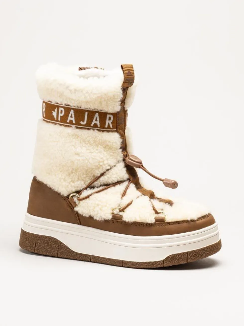 Pajar - Janie High - Beige varmfodrade höga boots