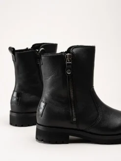 Panama Jack - Fabi Igloo - Svarta fårskinnsfodrade boots