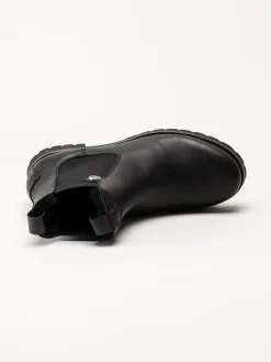 Panama Jack - fransesca Igloo - Svarta fårskinnsfodrade boots i skinn