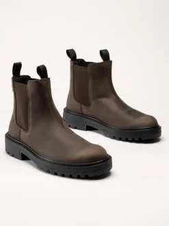 PoleCat - Camp Harvard Gtx - Mörkbruna fodrade boots