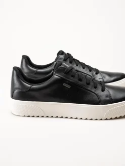 PoleCat - Rex Turin GTX - Svarta skinnsneakers med Gore-Tex
