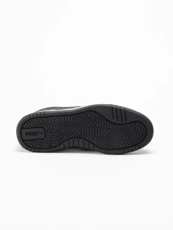Puma - Caven III - Svartvita sneakers i skinnimitation