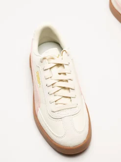 Puma - Club II Era - Beiga sneakers i skinn