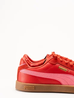 Puma - Club II Era - Röda sneakers i skinn