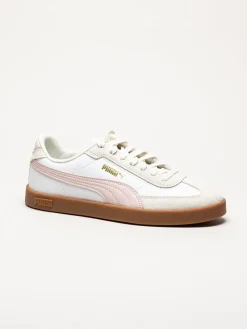 Puma - Club II Era - Vita sneakers i skinn och mocka