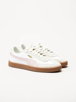 Puma - Club II Era - Vita sneakers i skinn och mocka