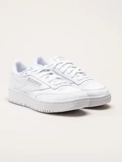 Reebok - Club C Double - Vita sneakers i skinn