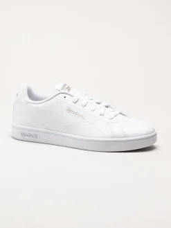 Reebok - Court Clean - Vita sneakers i skinnimitation