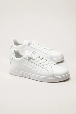 Replay - Polys M 1981 2 - Vita minimalistiska sneakers i skinn