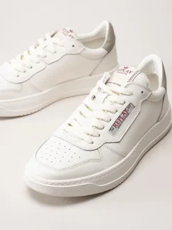 Replay - Reloud Unify Sneaker - Off white sneakers i skinn