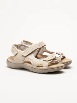 Rieker - Beige remsandaler
