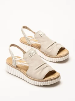 Rieker - Beige sandaler