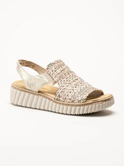 Rieker - Beige sandaletter