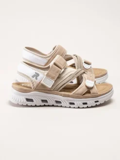 Rieker - Beige sportiga sandaler