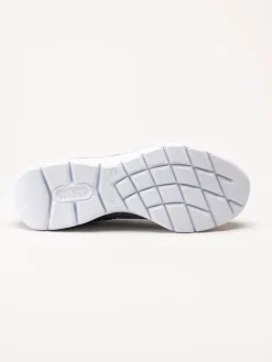 Rieker - Blå slip on skor i textil