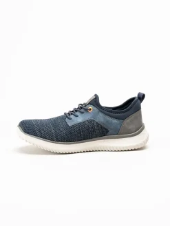 Rieker - Blå slip on sneakers