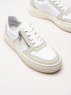 Rieker - Flerfärgad vita platåsneakers