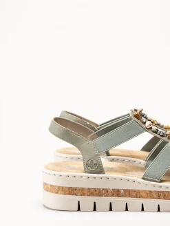 Rieker - Gröna sandaler
