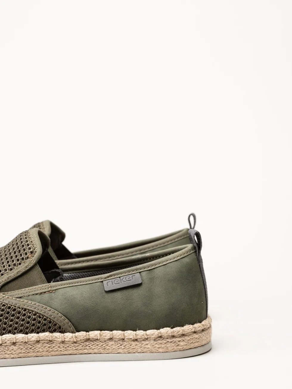 Rieker - Gröna slip on skor