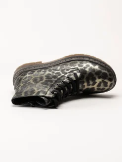 Rieker - Leopardmönstrade fodrade kängor