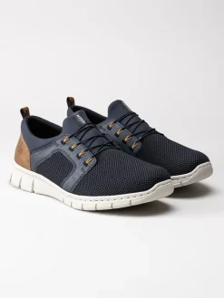 Rieker - Mörkblå slip on sneakers
