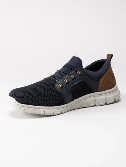 Rieker - Mörkblå slip on sneakers