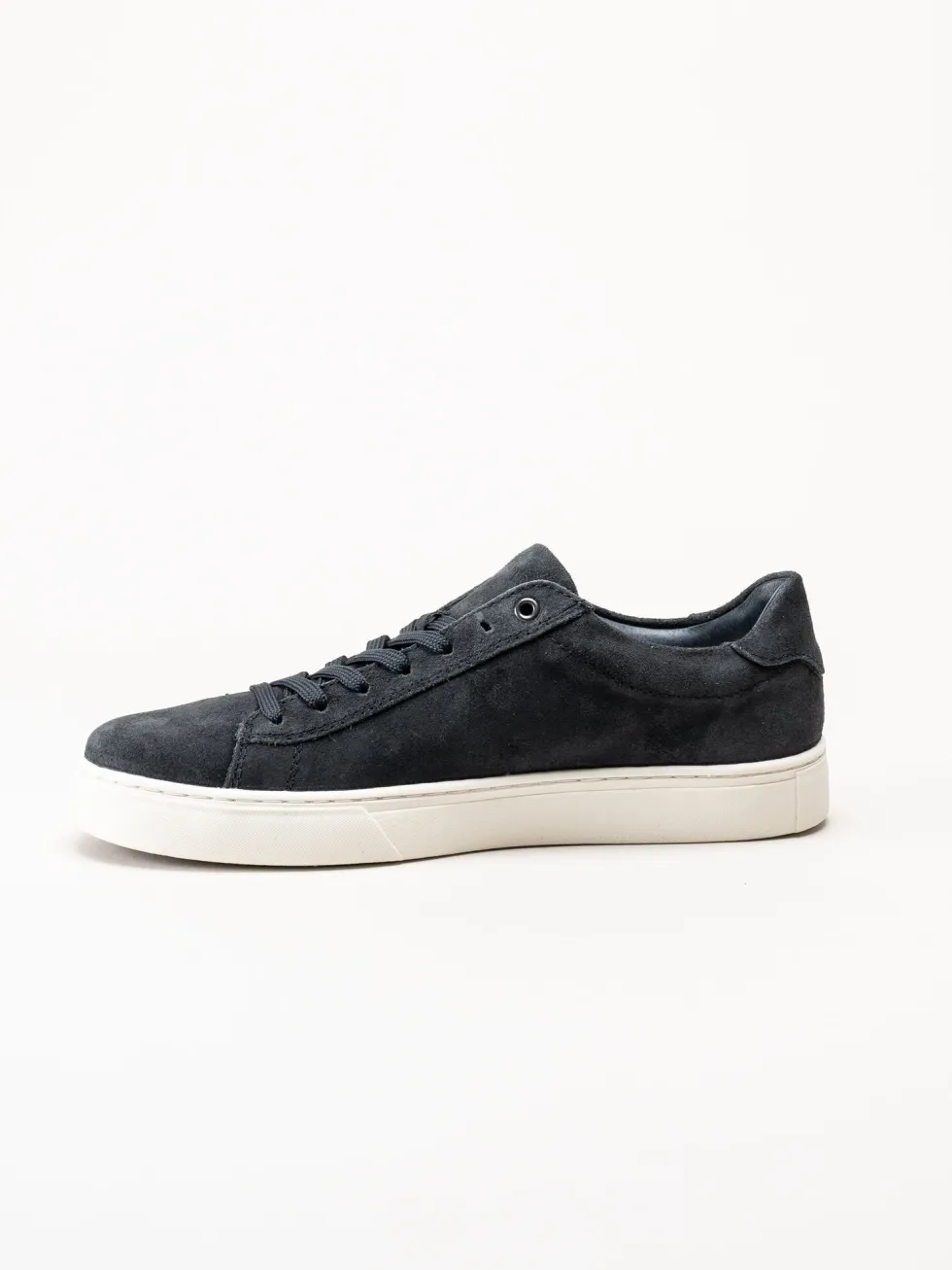Rieker - Mörkblå sneakers i mocka