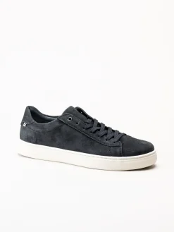 Rieker - Mörkblå sneakers i mocka
