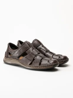 Rieker - Mörkbruna sandaler