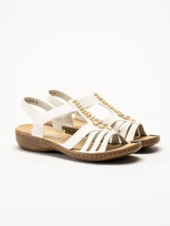 Rieker - Offwhite sandaler