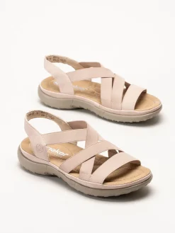 Rieker - Rosa sandaler