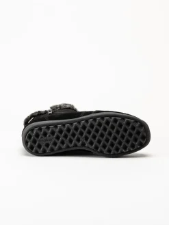 Rieker - Svarta fodrade boots i mocka