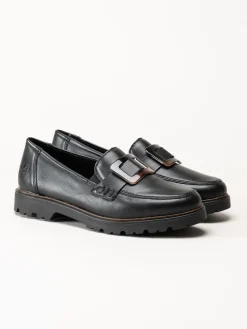 Rieker - Svarta loafers