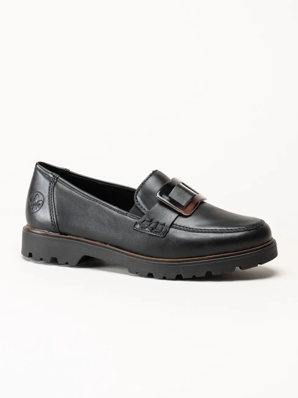 Rieker - Svarta loafers
