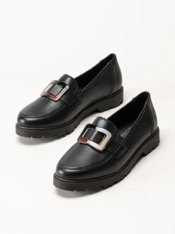 Rieker - Svarta loafers