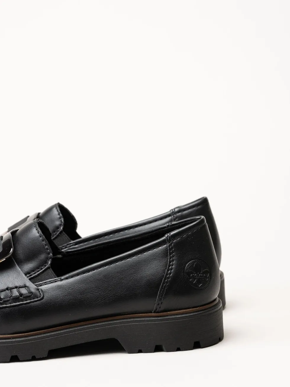 Rieker - Svarta loafers