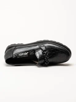 Rieker - Svarta loafers