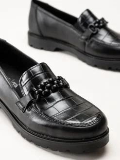 Rieker - Svarta loafers