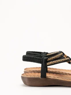 Rieker - Svarta sandaler