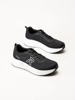 Rieker - Svarta sneakers i mesh