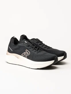Rieker - Svarta sneakers i mesh