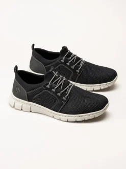 Rieker - Svarta sportiga slip on skor