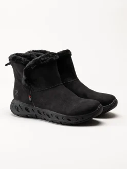 Rieker - Svarta varmfodrade boots