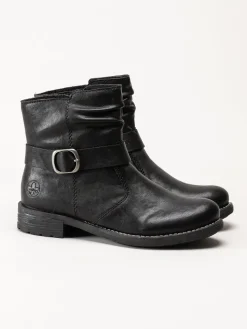 Rieker - Svarta varmfodrade boots