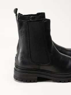 Rosa Negra - Svarta boots i skinn
