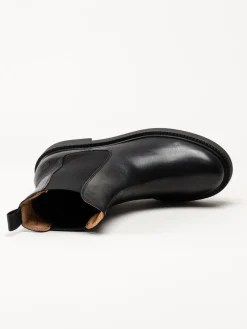 Rosa Negra - Svarta chelsea boots i skinn