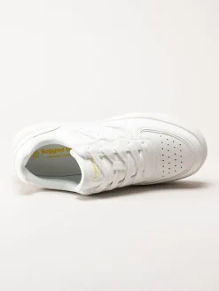 Rugged Gear - Vita sneakers i skinnimitation