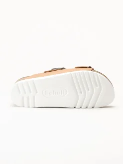 Scholl - Ilary 2 Strap - Bruna sandaler i oljat skinn