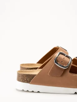 Scholl - Ilary 2 Strap - Bruna sandaler i oljat skinn
