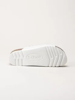 Scholl - Ystad - Off white slip in sandaler